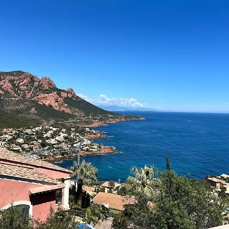 Luxueuse Panoramique, Vue Imprenable Sur La Mer, Piscine, 6 à Anthéor