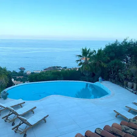 Villa Luxueuse Panoramique, Vue Imprenable Sur La Mer, Piscine, 6 à Anthéor Saint-Raphaël