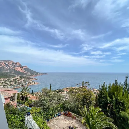 Villa Luxueuse Panoramique, Vue Imprenable Sur La Mer, Piscine, 6 à Anthéor