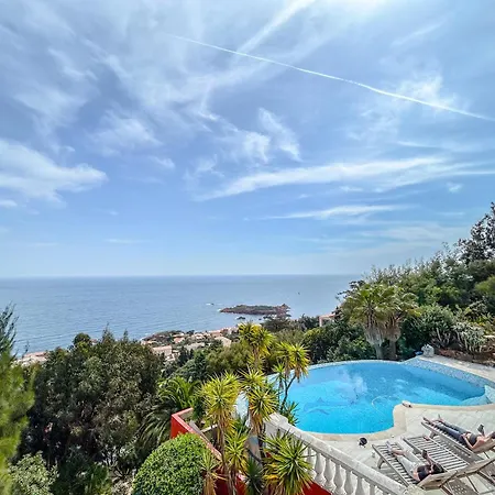 Villa Luxueuse Panoramique, Vue Imprenable Sur La Mer, Piscine, 6 à Anthéor Saint-Raphaël
